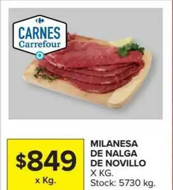 Carrefour Market Milanesa De Nalga De Novillo oferta