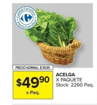 Carrefour Market Acelga oferta