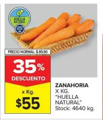 Carrefour Market Huella Natural Zanahoria oferta