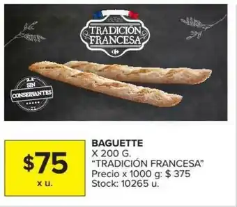 Tradicion Francesa Baguette x 200g
