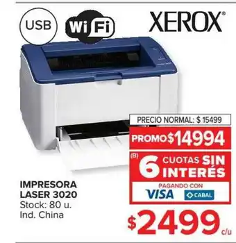 Carrefour Xerox Impresora Laser 3020 oferta