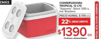 Carrefour Conservadora Tropical 12 Lts oferta