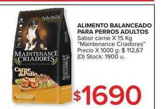Carrefour Alimento Balanceado Para Perros Adultos Sabor Carne oferta