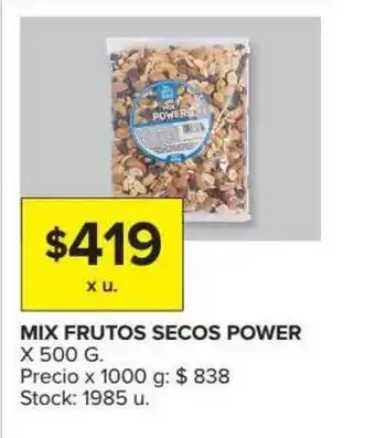 Carrefour Mix Frutos Secos Power x 500g oferta