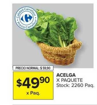 Carrefour Acelga oferta