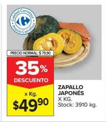 Carrefour Zapallo Japonés oferta