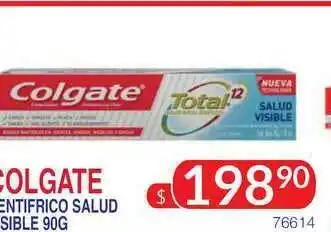 Masivos Colgate Dentifrico Salud Visible 90g oferta