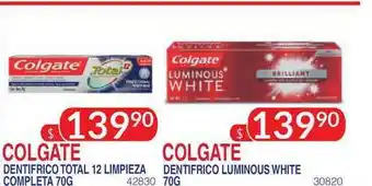 Masivos Colgate Dentifrico Total 12 Limpieza Completa Dentrifrico Luminous White oferta