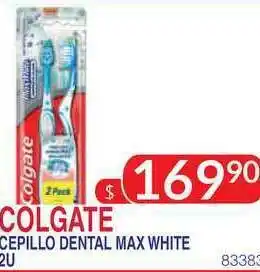 Masivos Colgate Cepillo Dental Max White 2u oferta