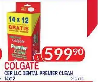Masivos Colgate Cepillo Dental Premier Clean 14x12 oferta
