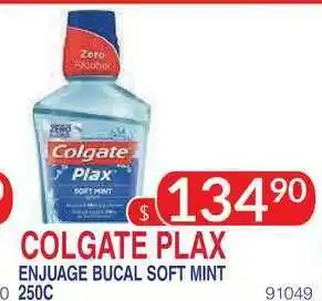 Masivos Colgate Plax Enjuage Bucal Soft Mint 250c oferta