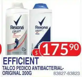 Masivos Efficient Talco Pedico Antibacterial-original 200g oferta