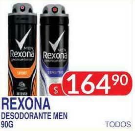 Masivos Rexona Desodorante Men 90g oferta