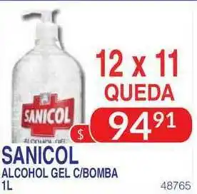 Masivos Sanicol Alcohol Gel C Bomba 1l oferta
