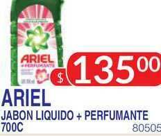 Masivos Ariel Jabon Liquido + Perfumante 700c oferta
