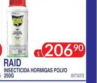 Masivos Raid Insecticida Hormigas Polvo 250g oferta