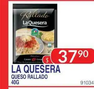 Masivos La Quesera Queso Rallado 40g oferta