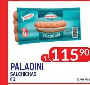 Masivos Paladini Salchichas 6u oferta
