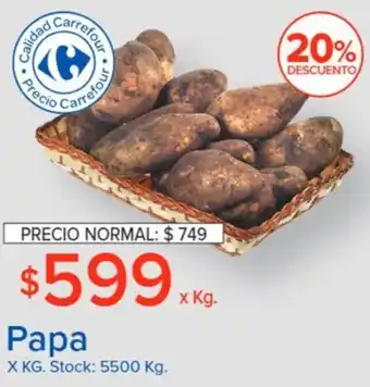 Carrefour Papa oferta