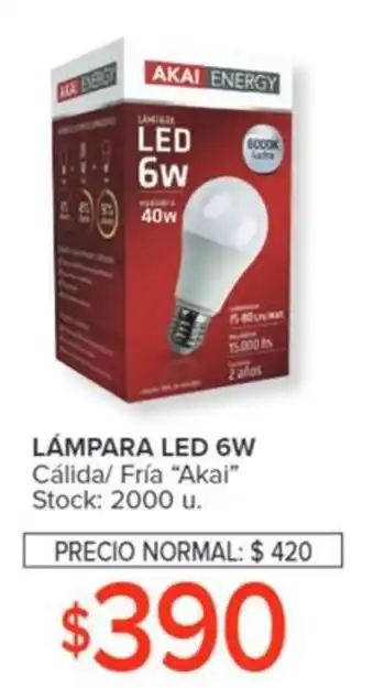Carrefour LÁMPARA LED 6W oferta