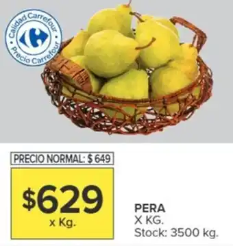 Carrefour PERA X KG oferta