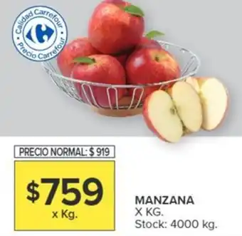 Carrefour MANZANA X KG oferta