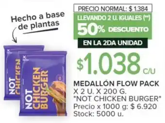 Carrefour MEDALLÓN FLOW PACK X 2U X 200G oferta