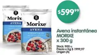 Supermercados Buenos Días Avena instantánea MORIXE X 300G oferta