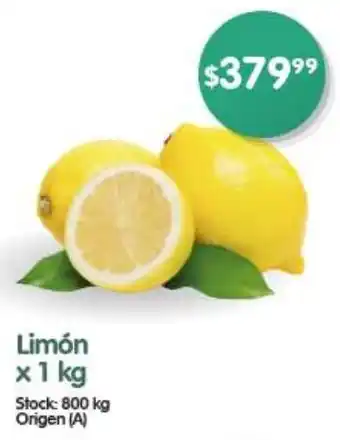 Supermercados Buenos Días Limón x 1 kg oferta