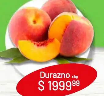 Makro Durazno x kg oferta