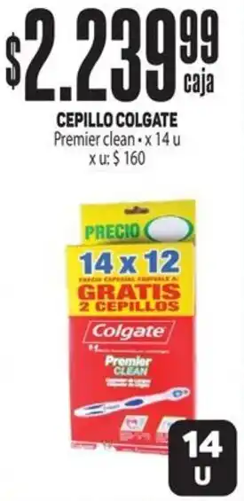 Makro CEPILLO COLGATE Premier clean x 14 u oferta