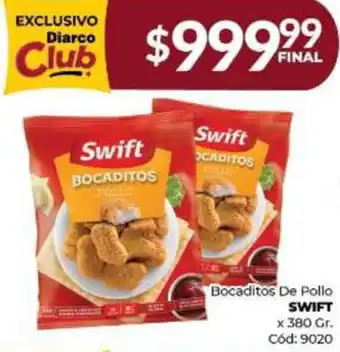 Diarco Bocaditos De Pollo SWIFT x 380gr oferta