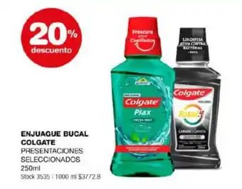 Atomo Conviene ENJUAGUE BUCAL COLGATE PRESENTACIONES SELECCIONADOS 250ml oferta