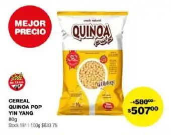 Atomo Conviene CEREAL QUINOA POP YIN YANG 80g oferta