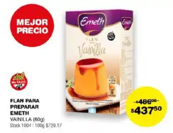 Atomo Conviene FLAN PARA PREPARAR EMETH VAINILLA (60g) oferta