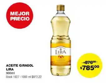 Atomo Conviene ACEITE GIRASOL LIRA 900ml oferta