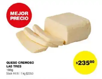 Atomo Conviene QUESO CREMOSO LAS TRES 100g oferta