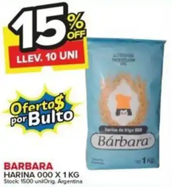 Carrefour Maxi BÁRBARA HARINA 000 X 1 KG oferta