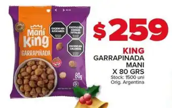 Carrefour Maxi MANÍ KING GARRAPINADA X 80 GRS oferta