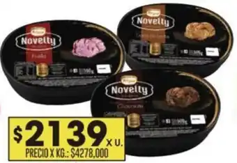 Coto HELADO VARIOS SABORES NOVELTY FRIGOR, POTE X 500 G. oferta