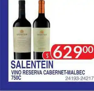 Masivos Salentein Vino Reserva Cabernet-malbec 750c oferta
