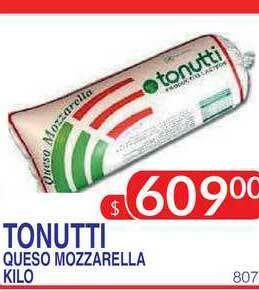 Masivos Tonutti Queso Mozzarella oferta