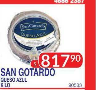 Masivos San Gotardo Queso Azul oferta