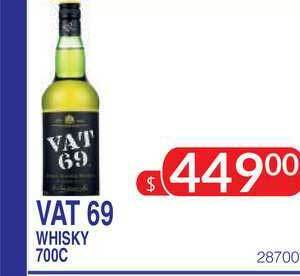 Masivos Vat 69 Whisky 700c oferta