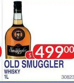 Masivos Old Smuggler Whisky x 1lt oferta