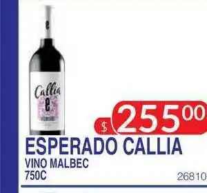 Masivos Esperado Callia Vino Malbec 750c oferta