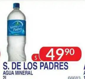 Masivos S. De Los Padres Agua Mineral 2l oferta