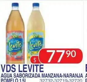 Masivos Vds Levite Agua Saborizada Manzana-naranja Pomflo oferta