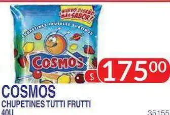 Masivos Cosmos Chupetines Tutti Frutti 40U oferta