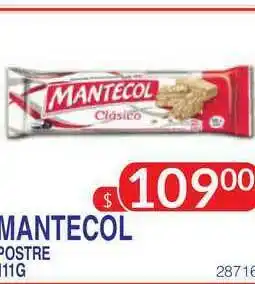 Masivos Mantecol Postre 111g oferta